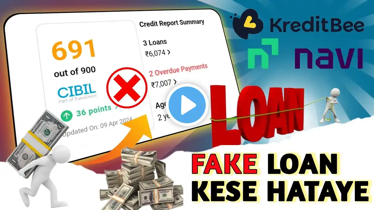 REMOVE FAKE LOAN | IMPROVE CIBIL SCORE 2024