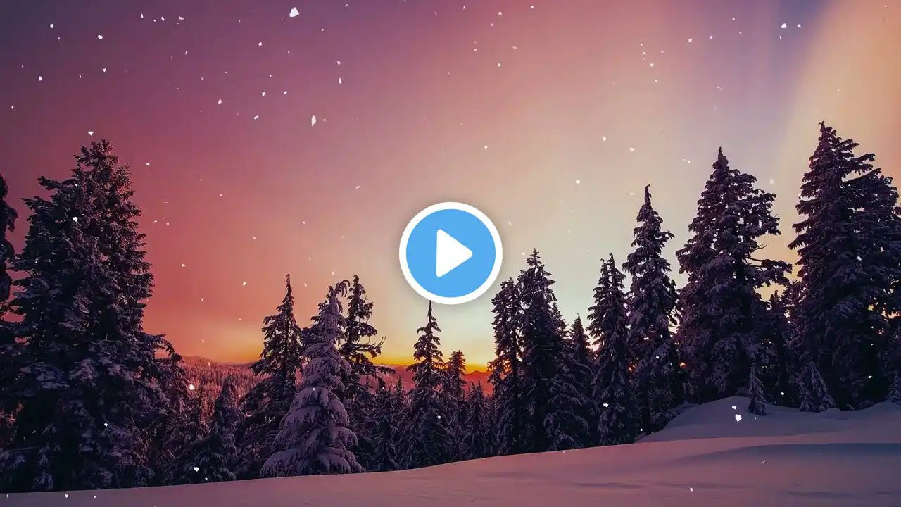 Silent Night Snowfall ❄️ | Soothing Music for Deep Sleep & Tranquil Winter Ambience Vol2