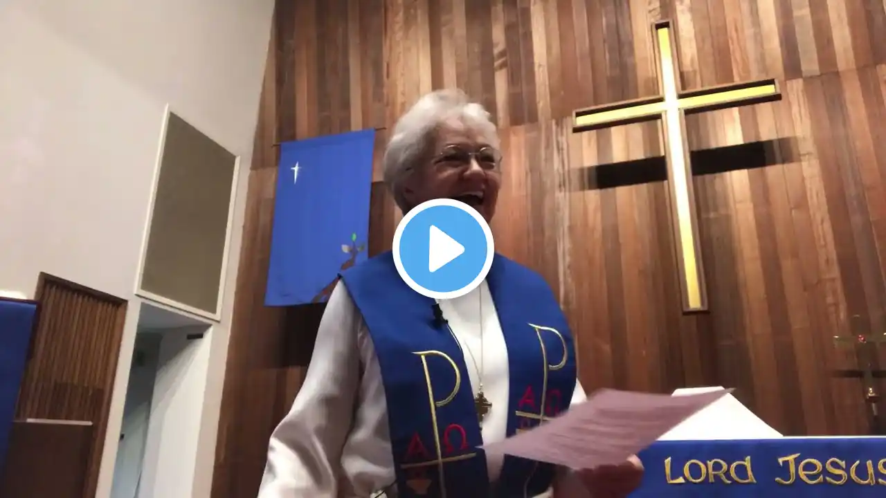 Worship on December 11, 2022 at Good Shepherd Lutheran Church, Holmdel, NJ with Pastor Pat Medley.