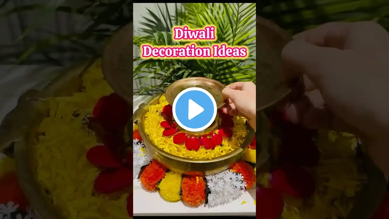 Decoration Ideas For Lakshmi Puja || Diwali Decoration #diwali #diy #homedecor #youtube