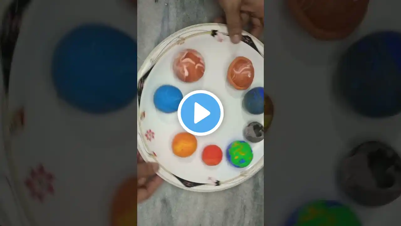 Solar system planets from Clay #shorts #solarsystem #planets