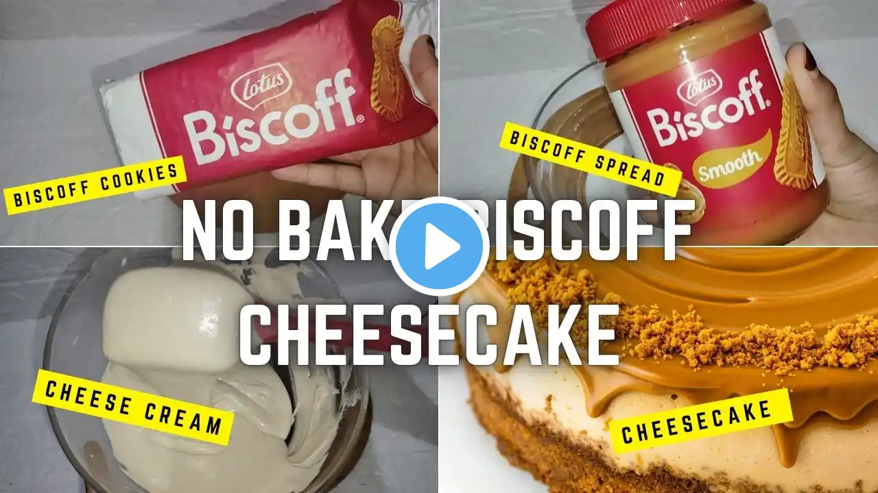 No bake lotus biscoff Cheesecake l No bake cheesecake recipe#trending #viralvideo #explore #vlog #yt