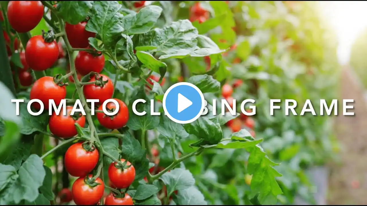 DIY tomato climbing frame｜tomato trellis｜ tomato planting｜ gardening｜ vegetable｜garden design