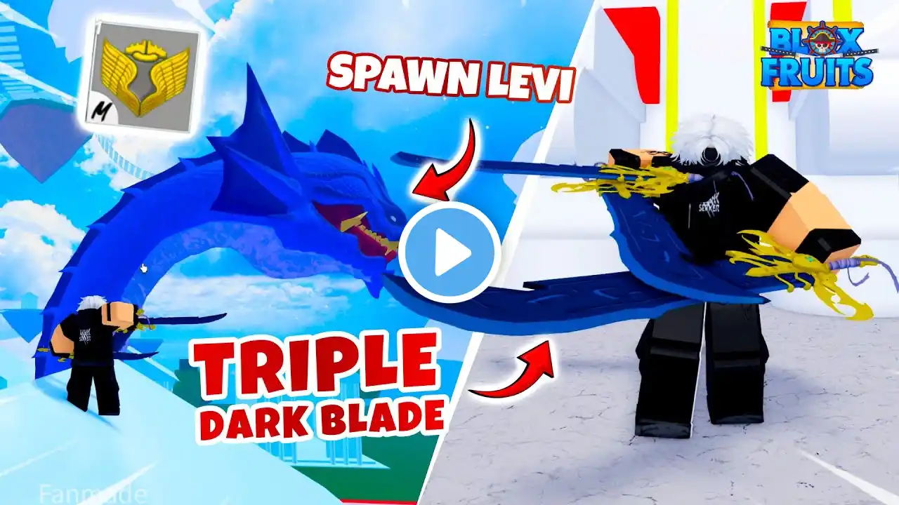 GW COBA JADI ADMIN DI BLOX FRUIT INI !! TRIPLE DARKBLADE DAN SKILL SPAWN LEVIATHAN !!