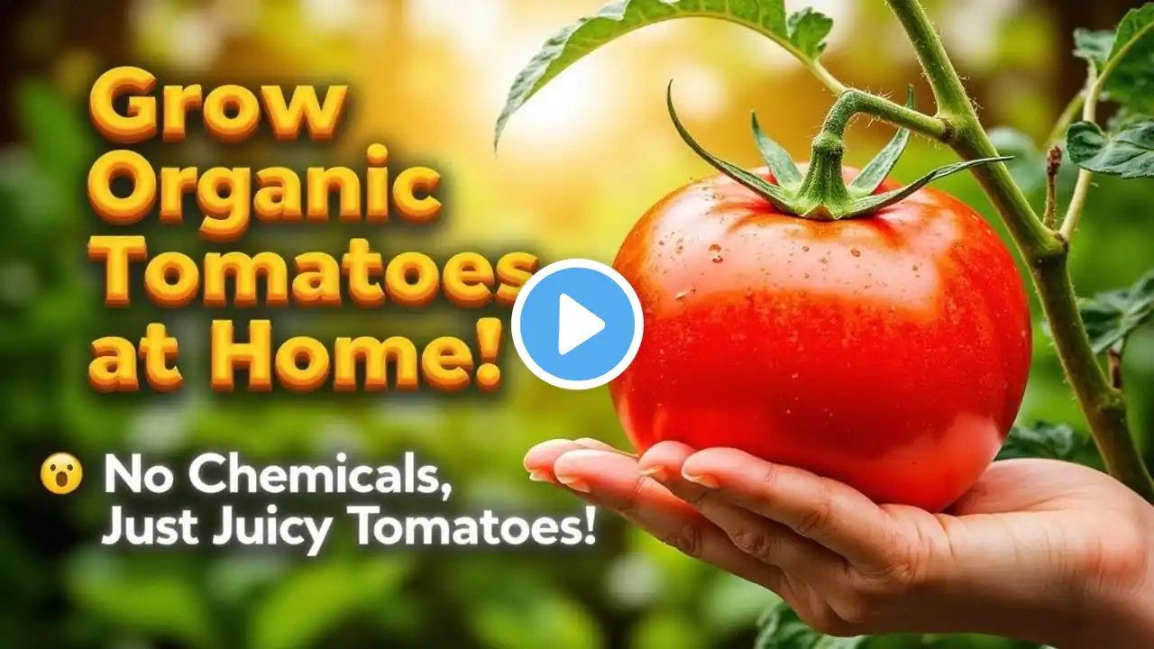 How to Grow Organic Tomatoes at Home – Easy & Natural Tips!