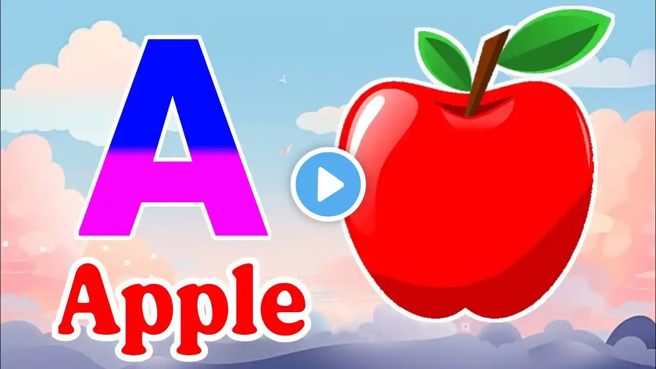 Phonics Song 2 with TWO Words in 3D - A For Airplane - ABC Alphabet Songs & Sounds  42