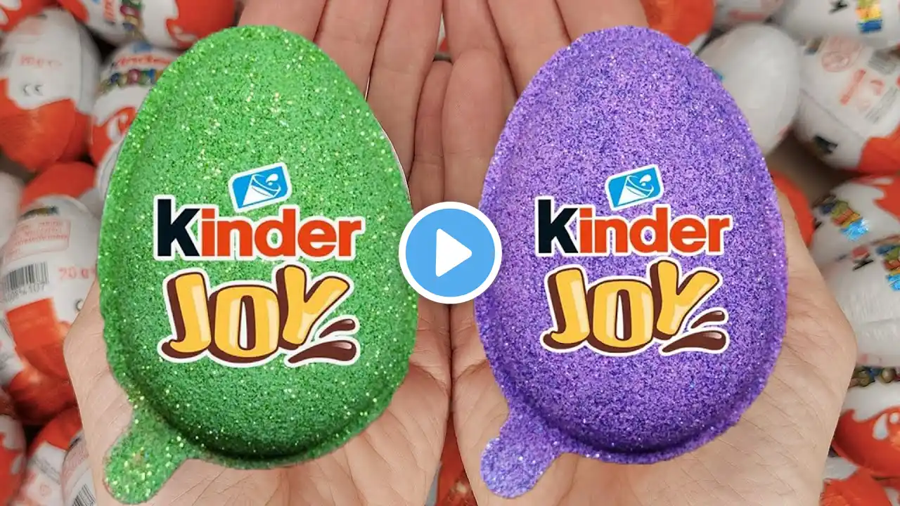 Satisfying Video | Unpacking Yummy Kinder Joy & Kinder Surprise Chocolate Eggs ASMR Candy Opening