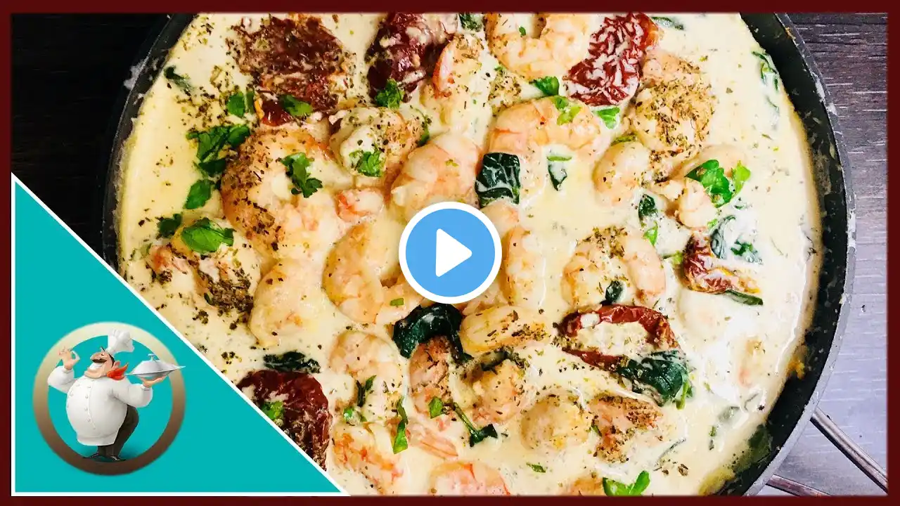 Creamy Garlic Butter Shrimp| Shrimp With Creamy Garlic Butter Sauce | Creamy Garlic Shrimp in 20 Min