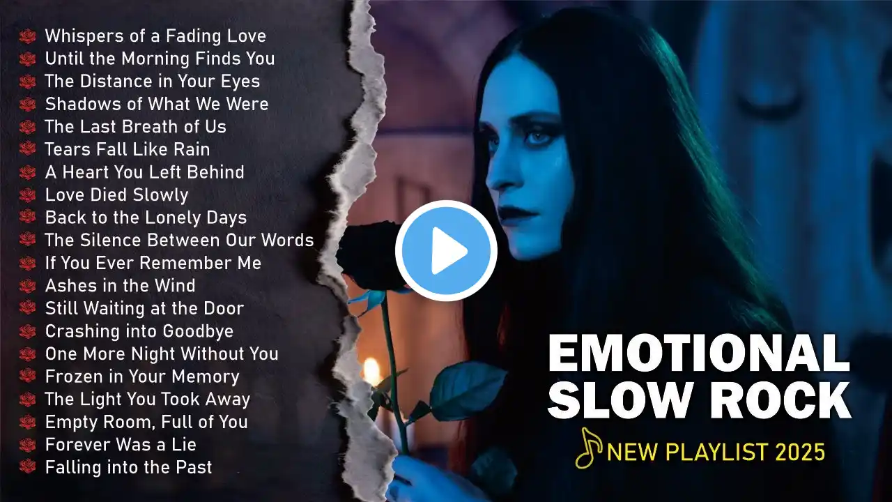 Top 10 Sad Slow Rock Songs 2025 β Emotional & Heartfelt Rock Ballads