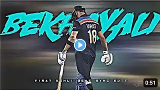 Bekhayali X Virat Kohli💫•Beat Sync•Virat Kohli X Bekhayali Ft.🔥#viratkohli#trending#viral