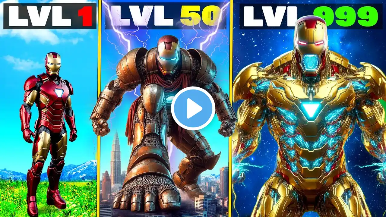 Level 1 IRON MAN to Level 1,000,000,000 IRON MAN in GTA 5