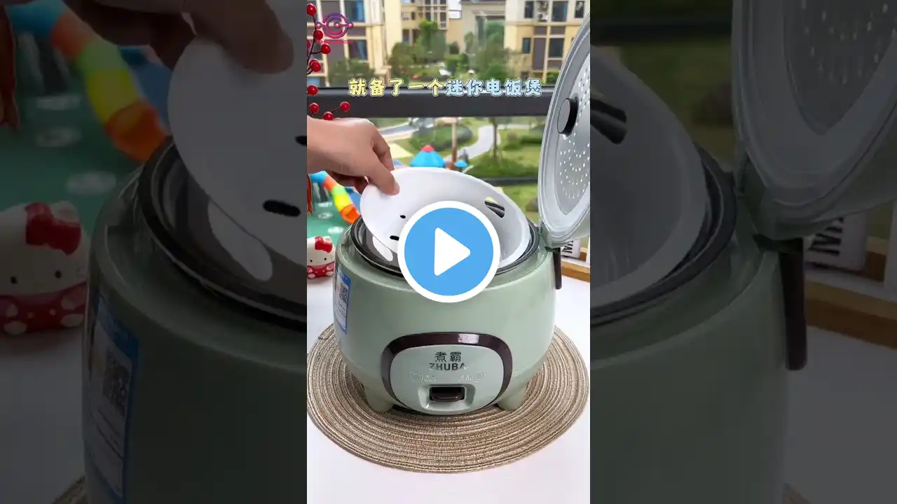 Mini Electric Rice Cooker – Perfect for Quick & Easy Meals! #RiceCooker #MiniRiceCooker #portable