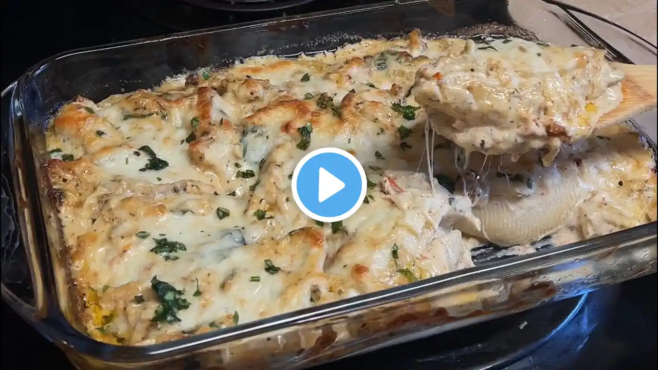 How To Make Tuscan Chicken Stuffed Shells | Tuscan Chicken Stuffed Shells Recipe