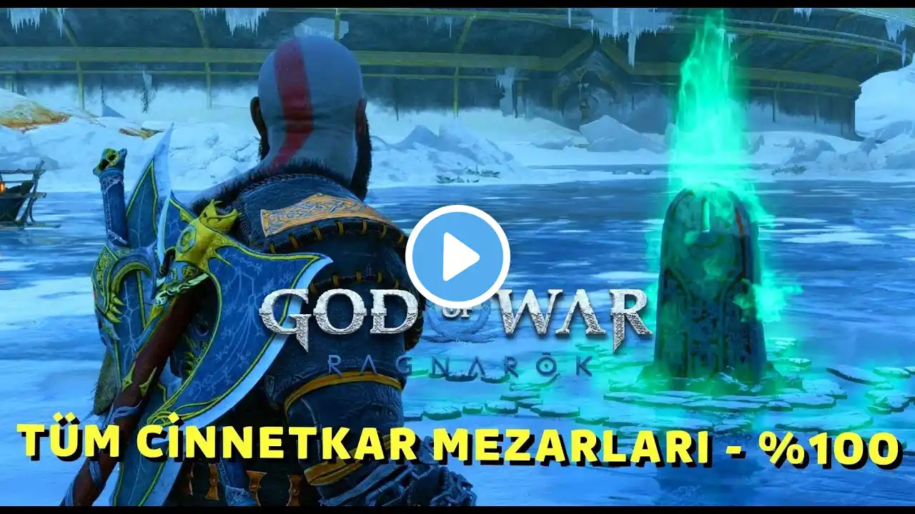 GOD OF WAR RAGNARÖK - TÜM CİNNETKAR MEZARLARI %100 (All Berserker Gravestone, Grave Mistake Trophy)