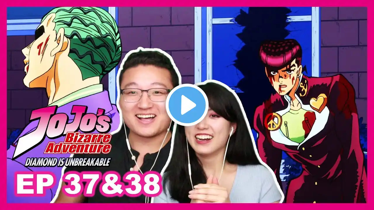 JOSUKE VS KIRA | Jojo's Bizarre Adventure Reaction Part 4 Episode  37 & 38 / 3x37 & 3x38