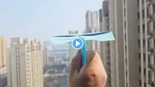 How to make a Best paper airplane that flies far