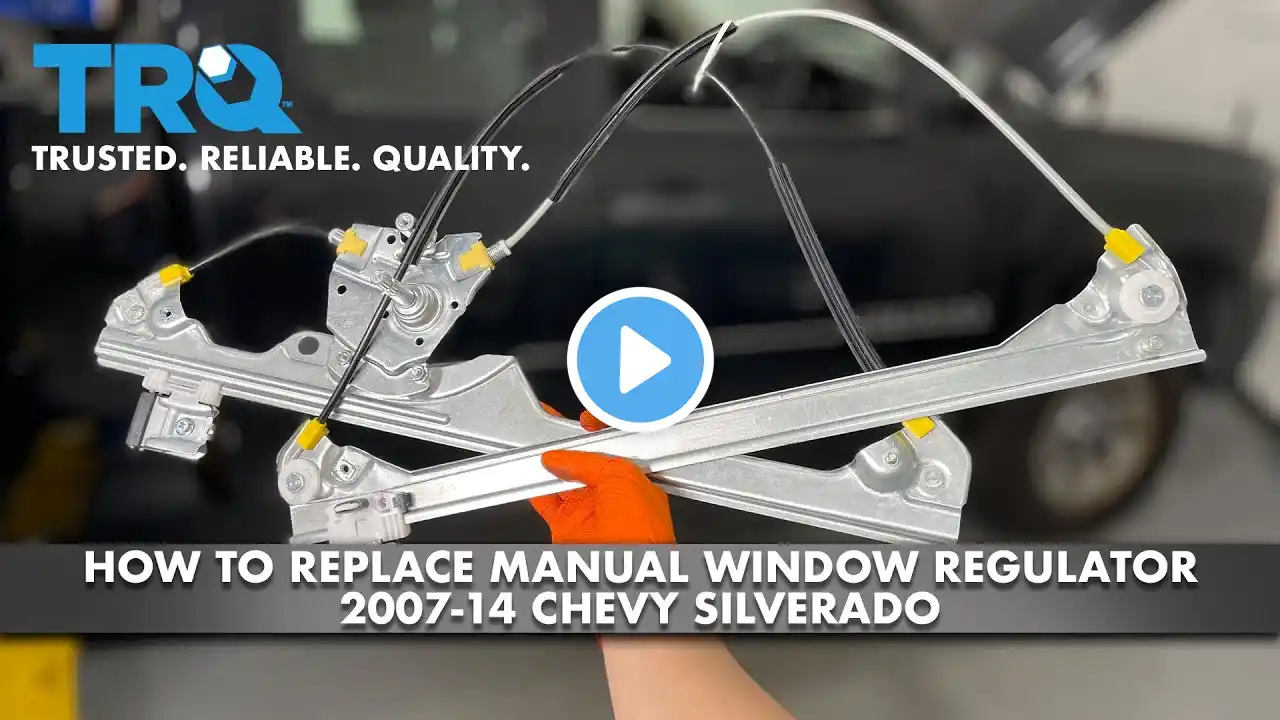 How to Replace Manual Window Regulator 2007-14 Chevy Silverado