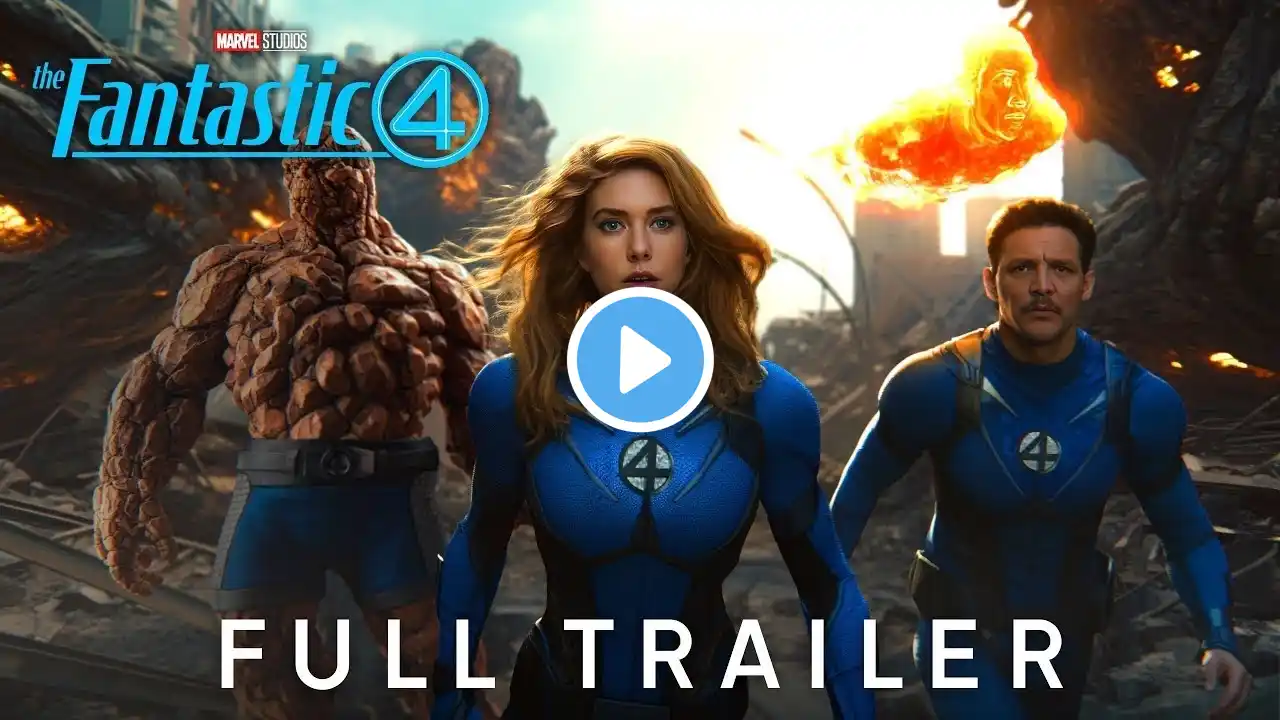 Marvel Studios' The Fantastic Four – Full Trailer (2025) Pedro Pascal, Vanessa Kirby