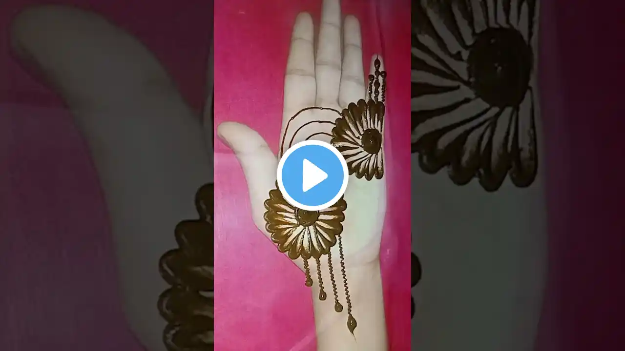 simple beautiful mehandi design #mehndi #trending #mehandi #viralvideo #youtubeshorts #shorts