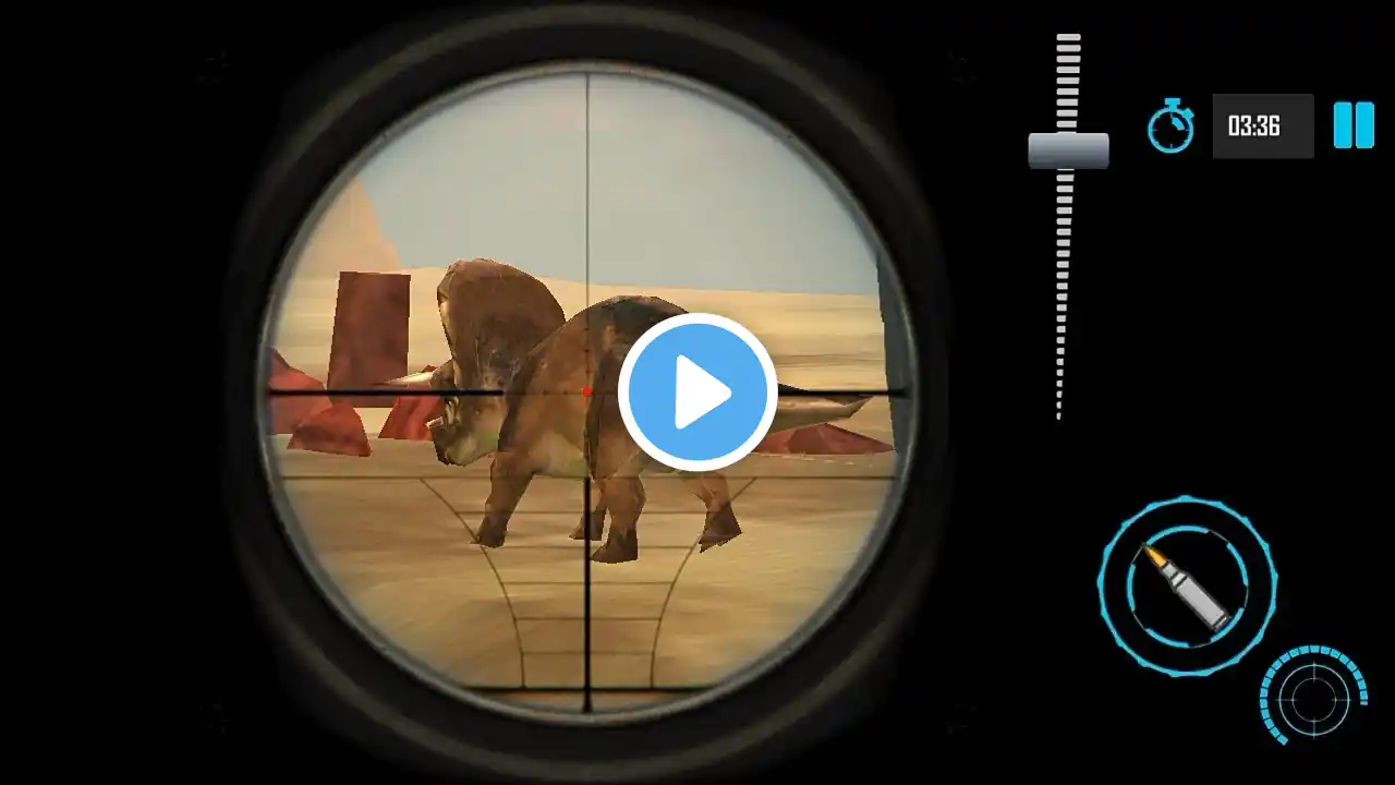 Real Dino Hunter Fps Shooter Android ios Gameplay - Dinosaur game - Dinosaur Planet Gaming #128