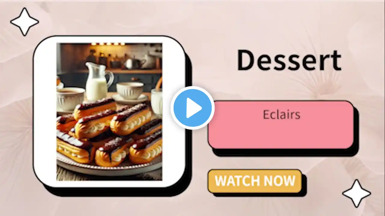 Eclairs: A Classic French Pastry