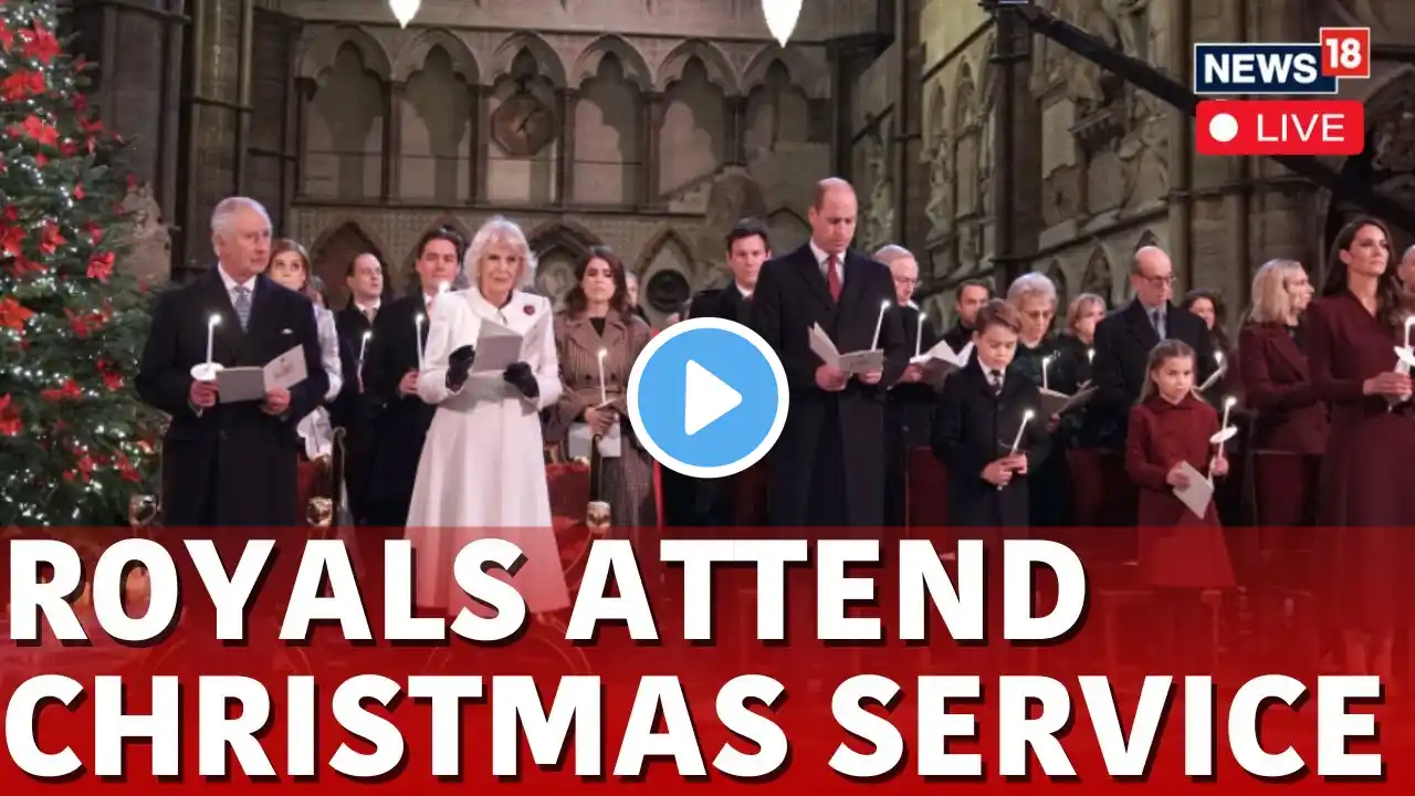 Christmas 2024 LIVE | King Charles And Family Arrive For Christmas Day Service In Sandringham | N18G