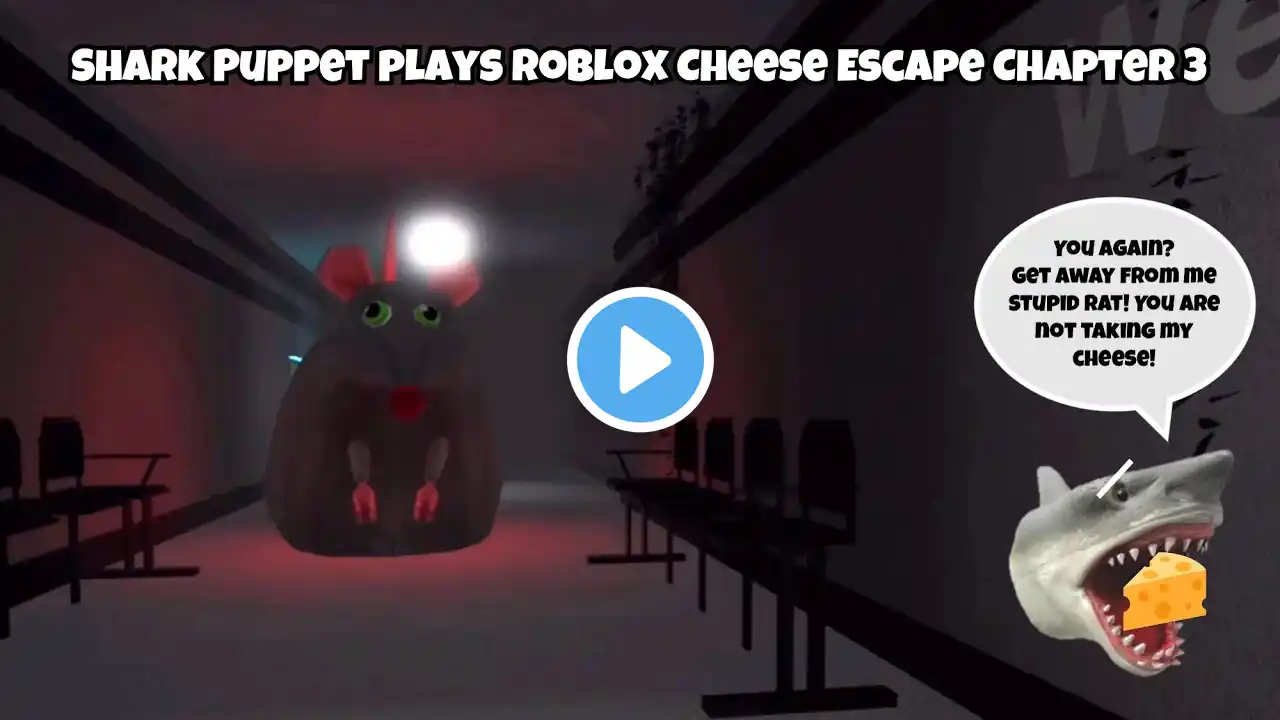 SB Movie: Shark Puppet plays Roblox Cheese Escape Chapter 3!