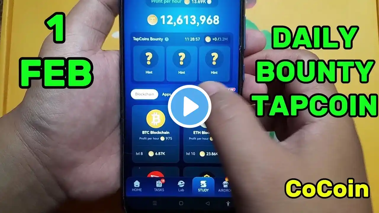 Tapcoin Daily Combo 1 February - Tapcoin Bounty Today - Daily Bounty Tapcoin