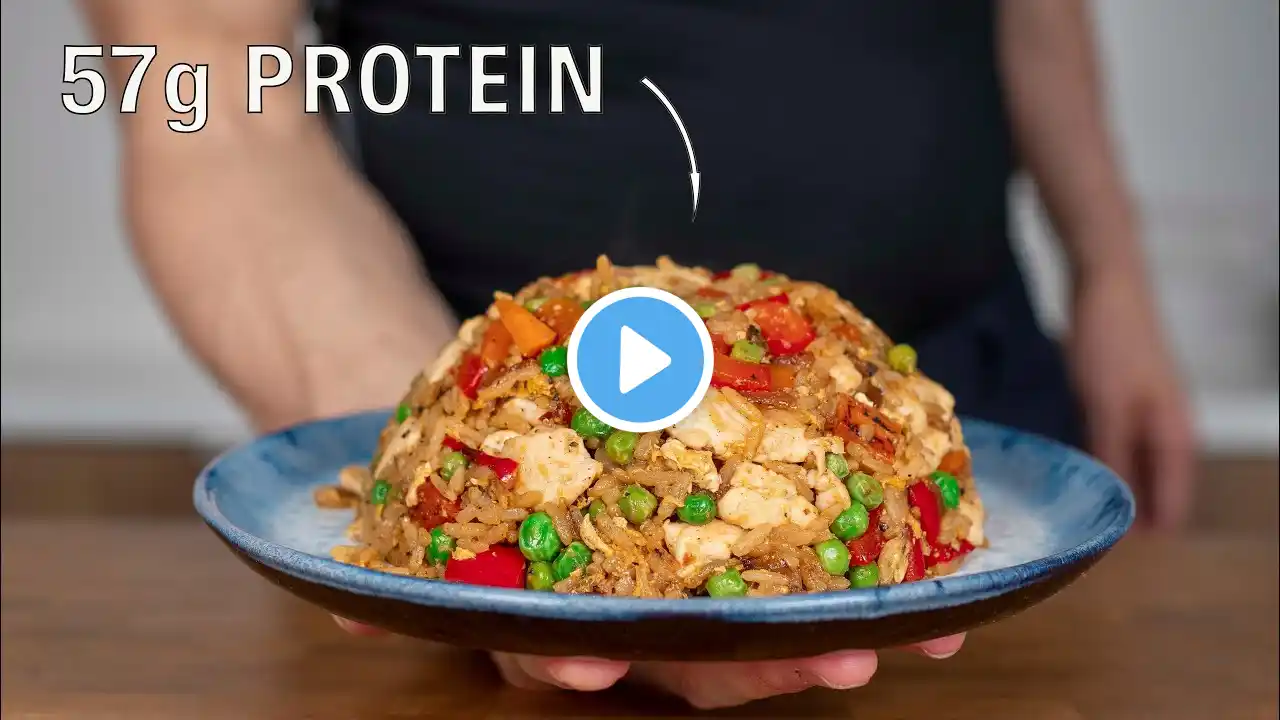 High Protein Fried Rice Made In 20 Minutes