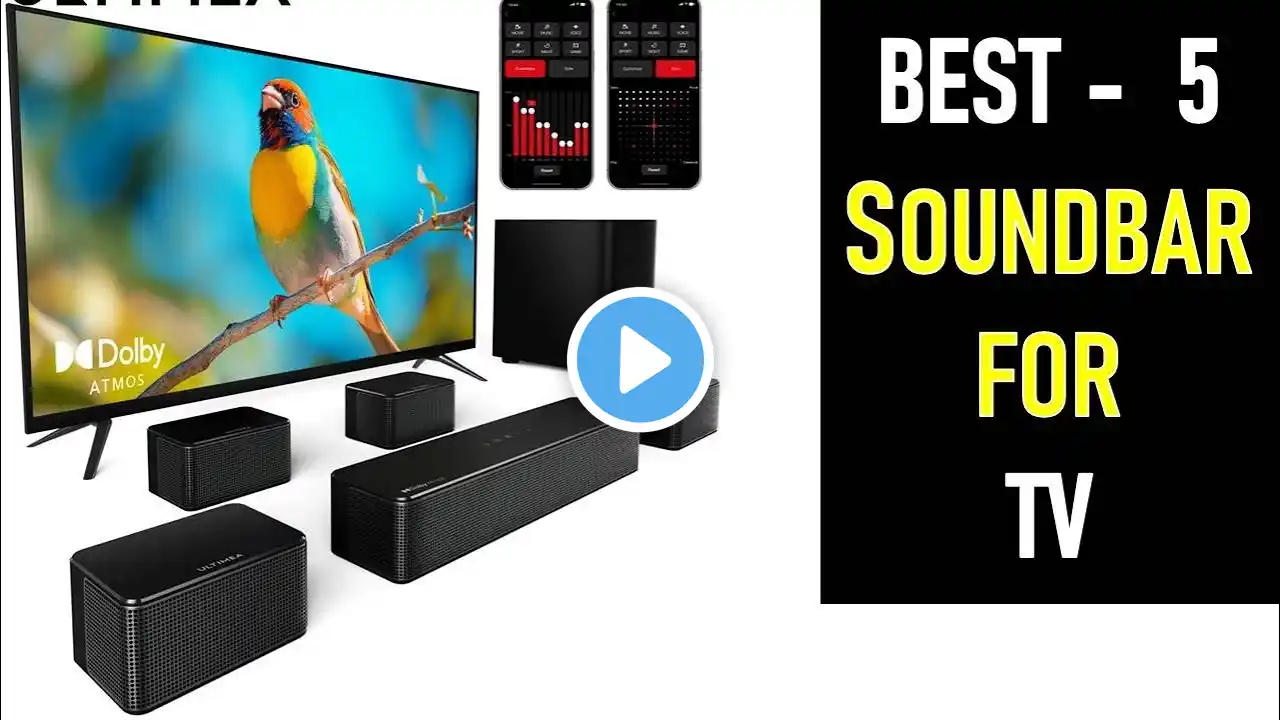 Top 5 Best soundbar for tv in 2025