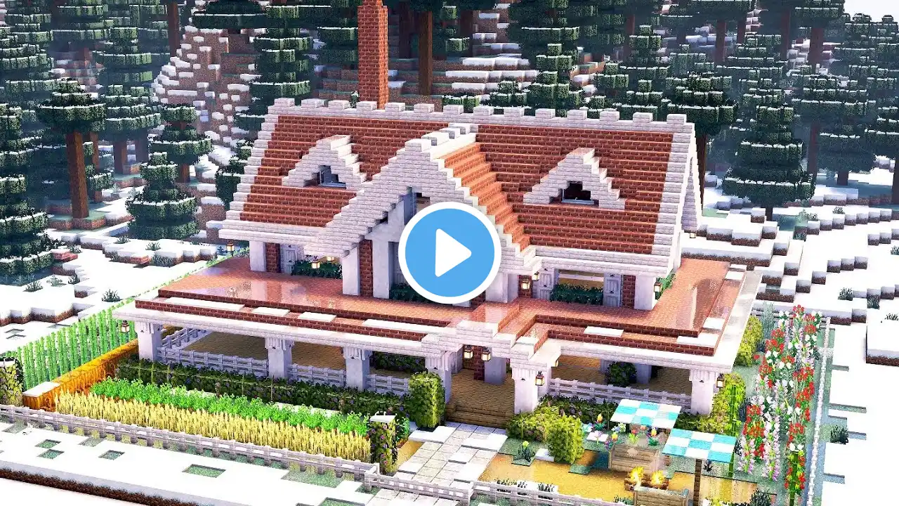 How To Build An American Style Minecraft House, Pale oak Special Build!