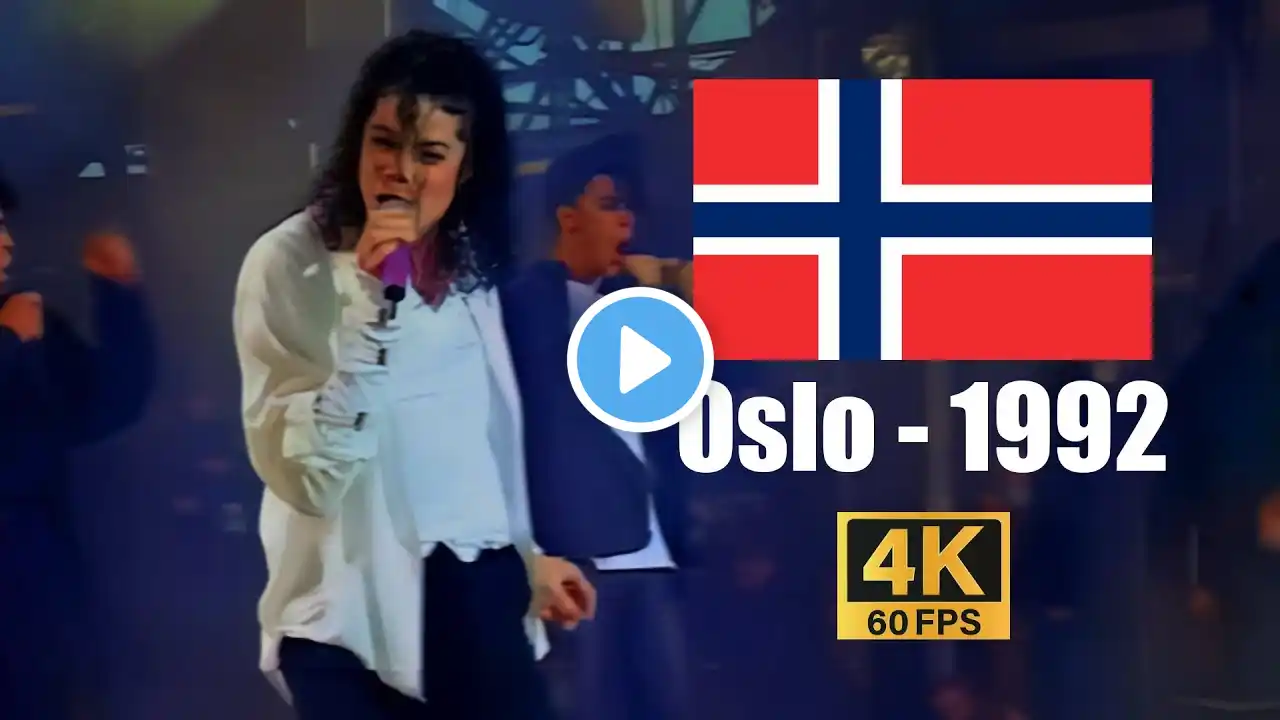 Michael Jackson | Black or White - Live in Oslo July 15th, 1992 (4K60FPS)