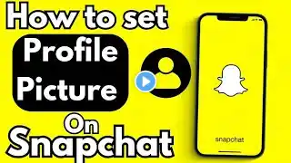 how to set profile picture on snapchat | Snapchat par apna photo kaise lagaye | Snapchat tutorial