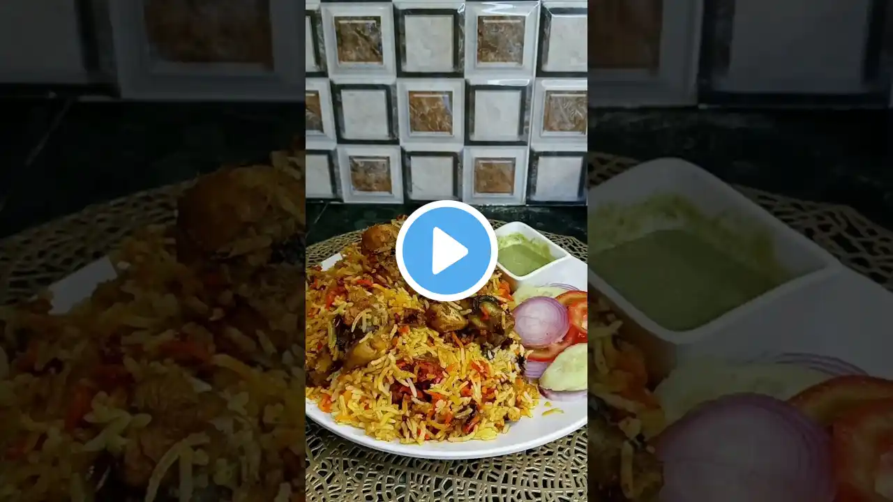 Easy Chicken Biryani Recipe #shorts #recipe