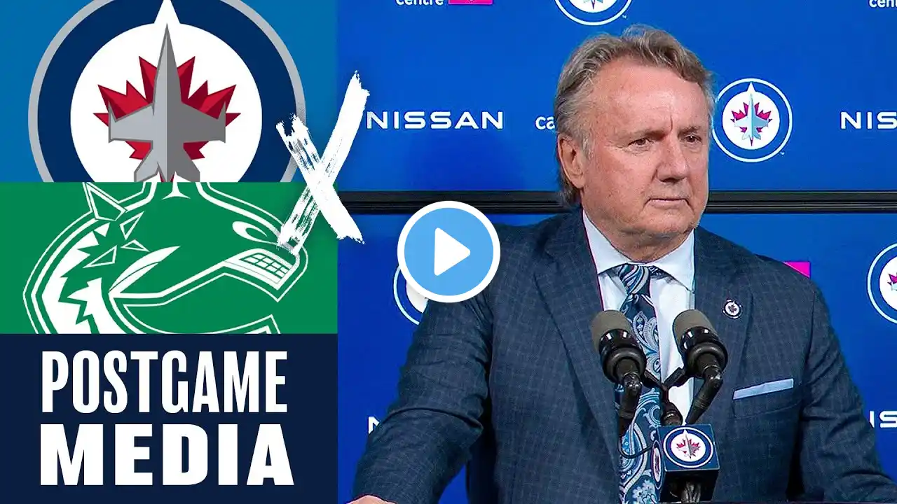 LIVE: Postgame vs. Canucks | April 18, 2024