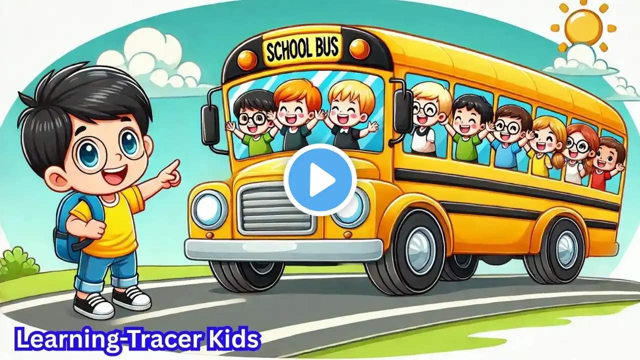 Wheels on the Bus | Baby Nursery Rhymes & Kids Songs | Fun Nursery Rhyme for Kids | Sing-Along Song