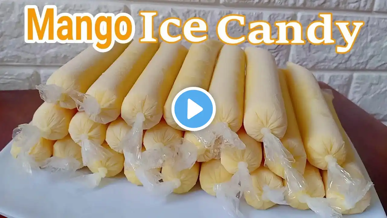 Mango Ice Candy Recipe I How to make Mango Ice Candy