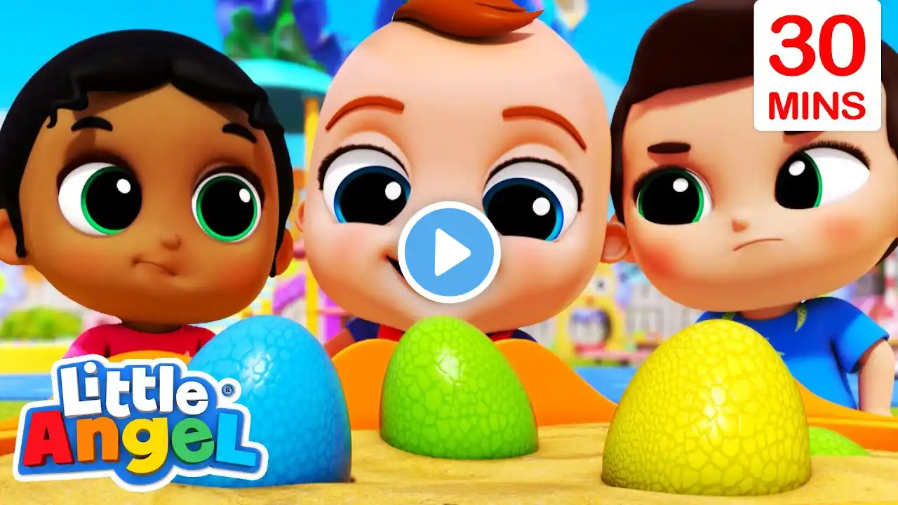 What's in the Eggs? | Baby John’s Playtime Songs & Nursery Rhymes @littleangel