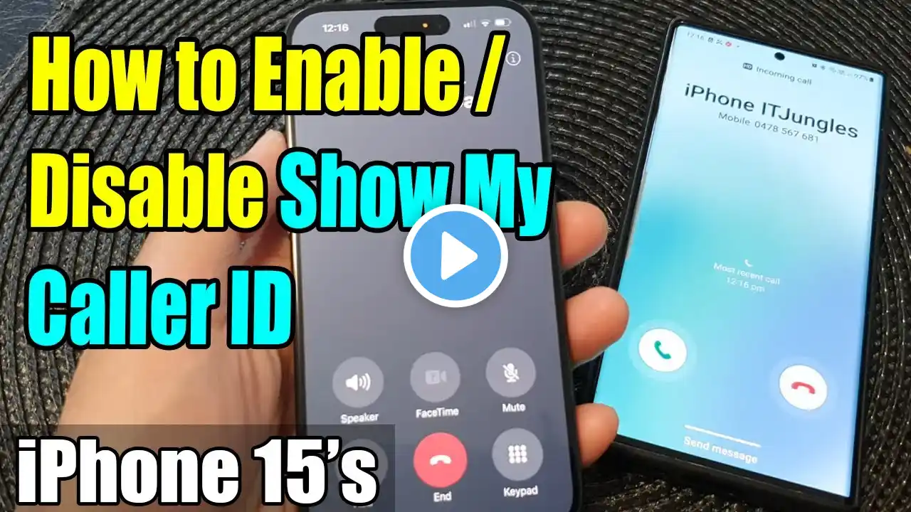 iPhone 15/15 Pro Max: How to Enable/Disable Show My Caller ID