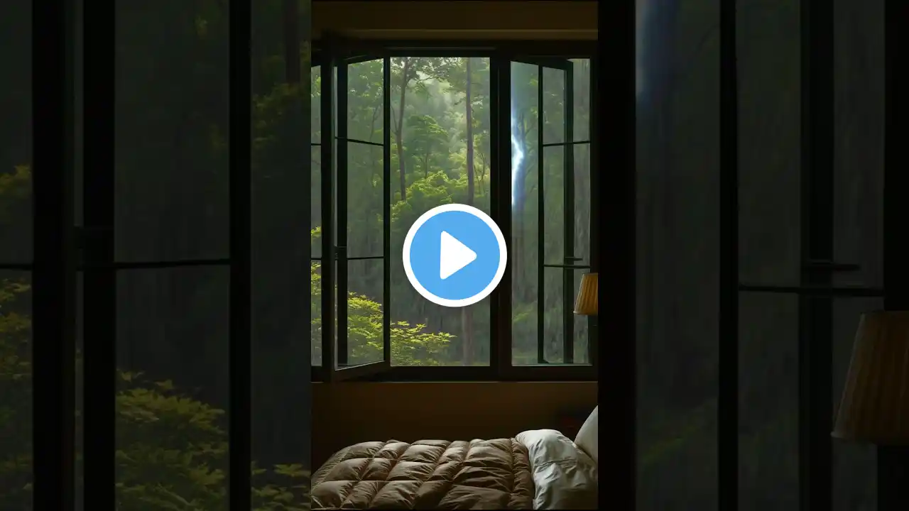 Beat Stress with ASMR Rain Guided Meditation #shortsfeed