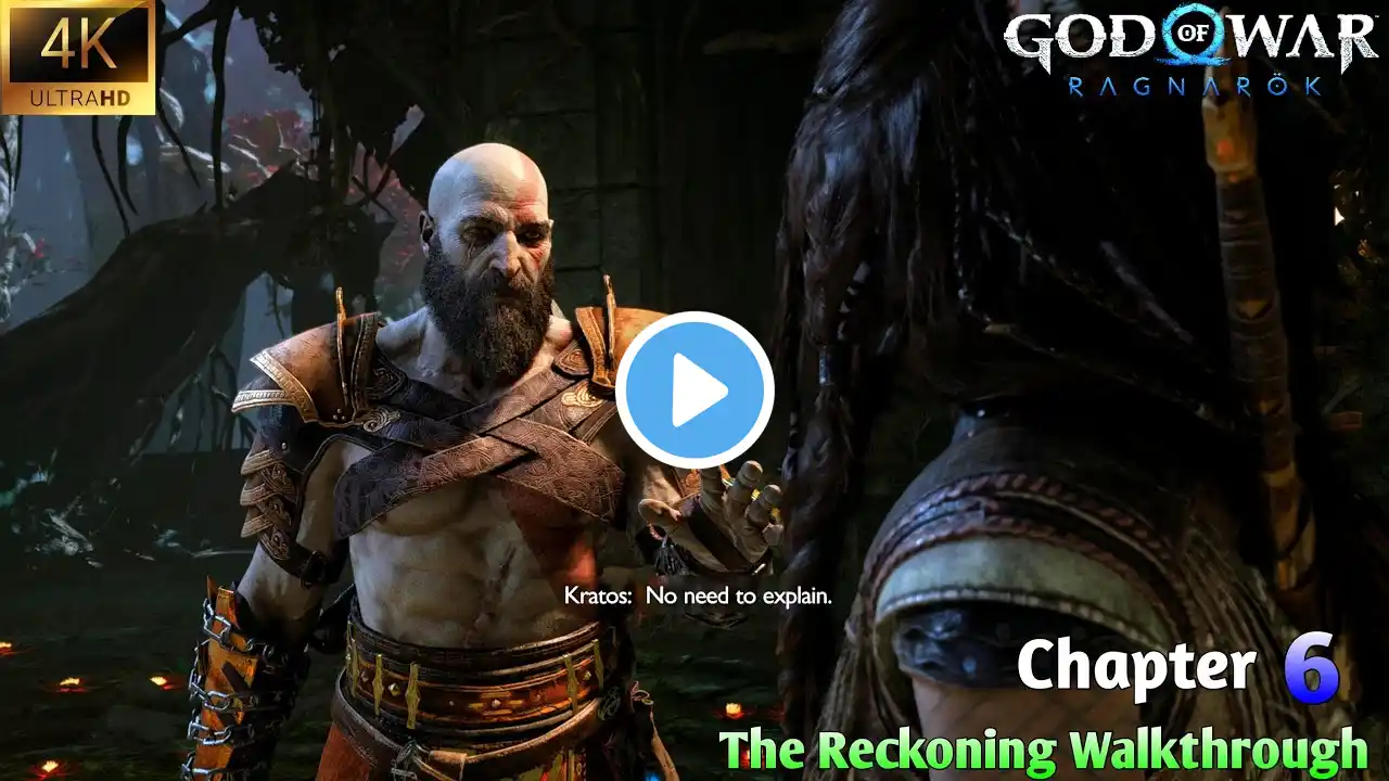 HOW TO COMPLETE | THE RECKONING |KRATOS HELPED FREYA | CHAPTER 6 | GOD OF WAR RAGNAROK | 4K60 FPS