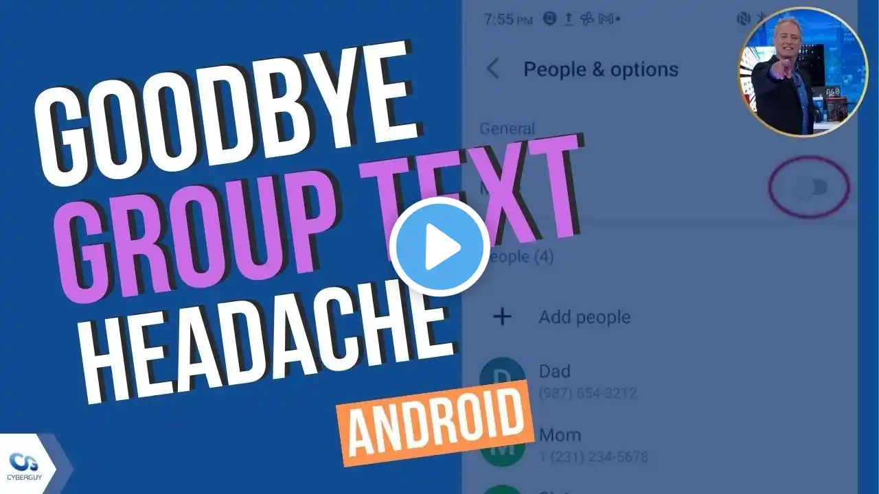 How to create or leave a group text on Android | Kurt the CyberGuy