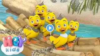 5 Little Ducks, Kittens & Chicks | Fun NurseryRhymes Compilation for Kids❤🖤