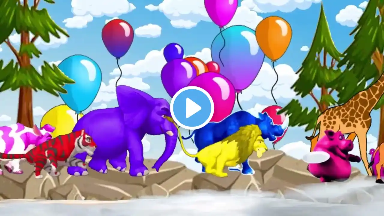 The Colours Song | Animal Colours Song For Children | Learn Colours For Kids |