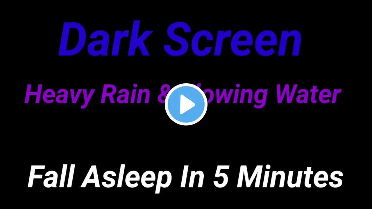 BEST COZY RAIN SOUNDS TO SLEEP FAST | RELIEVE STRESS & INSOMNIA | SLEEP WELL FOR BETTER LIFE