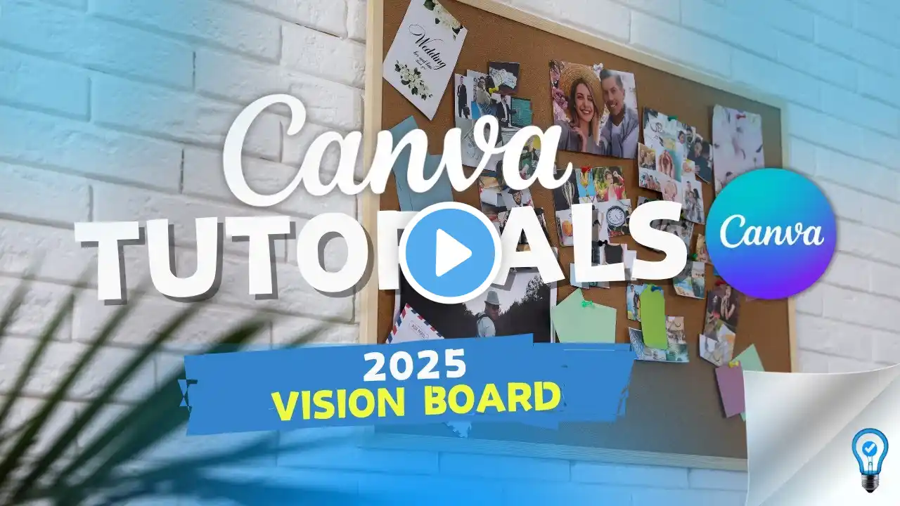 2025 Vision Board That Really Works - Free Canva Template