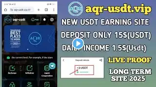 aqr-usdt.vip|New Usdt Earning Site Launch Daily Earn Daily Withdraw Live Payment Proof Trusted 💯