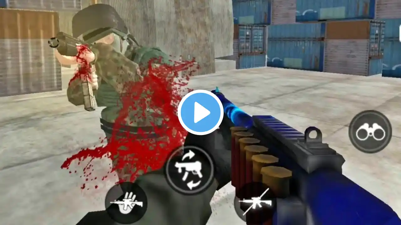 Gun Strike FPS 3D Real Sniper Shooting Game Part 4 - Android Gameplay Walkthrough