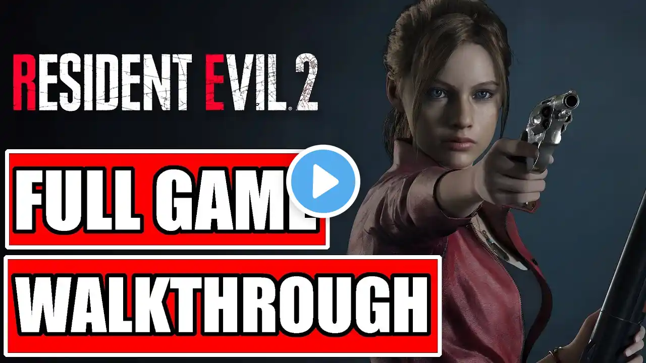 RESIDENT EVIL 2 REMAKE (Claire's Story)  FULL GAME Walkthrough | No Commentary