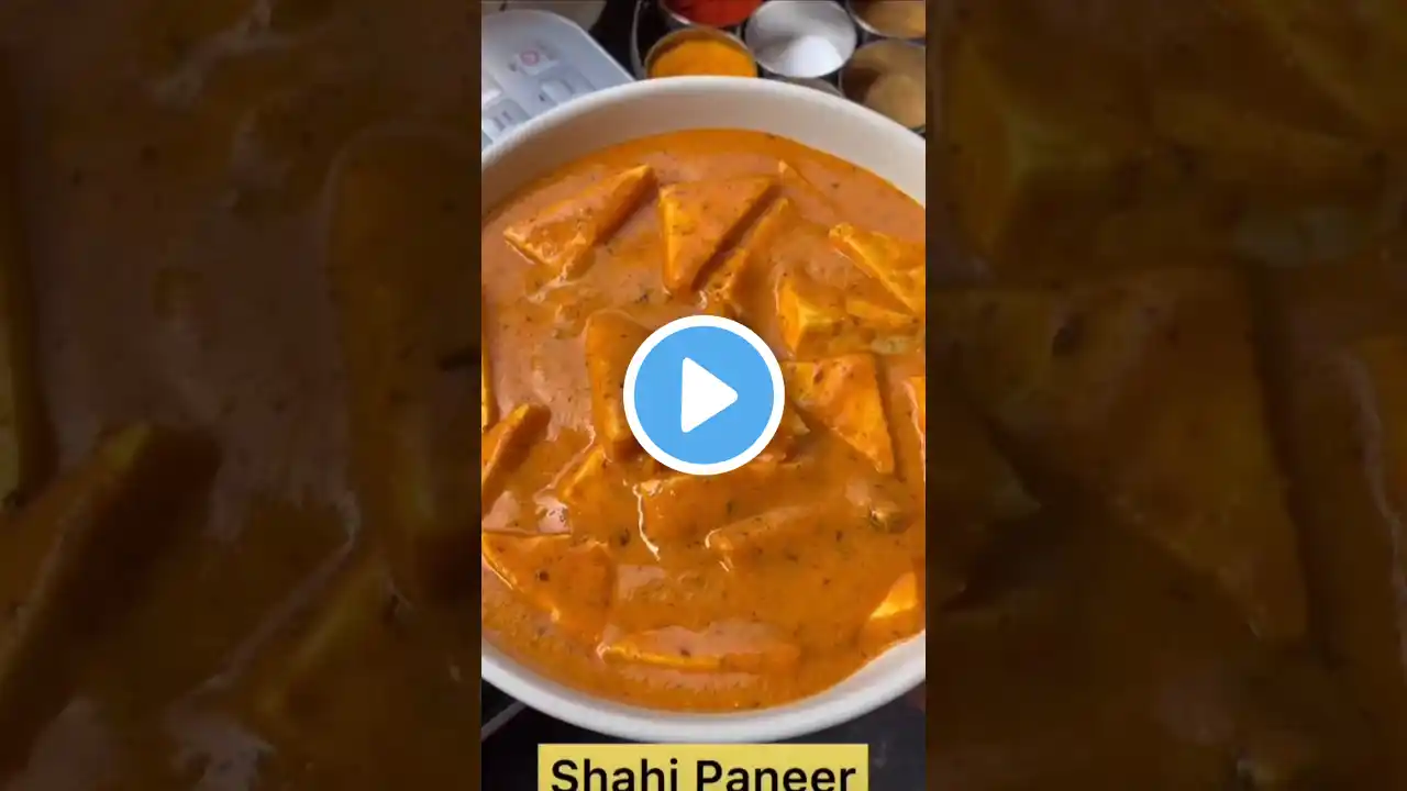 Shahi Paneer Recipe #shorts